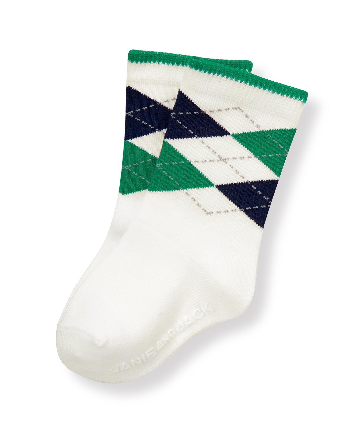 Argyle Crib Sock image number 0