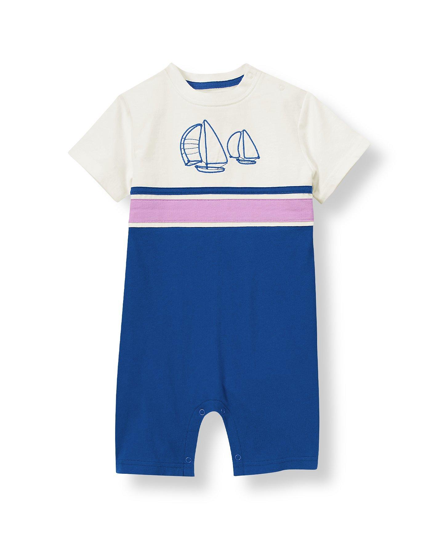 Sailboat Striped One-Piece image number 0