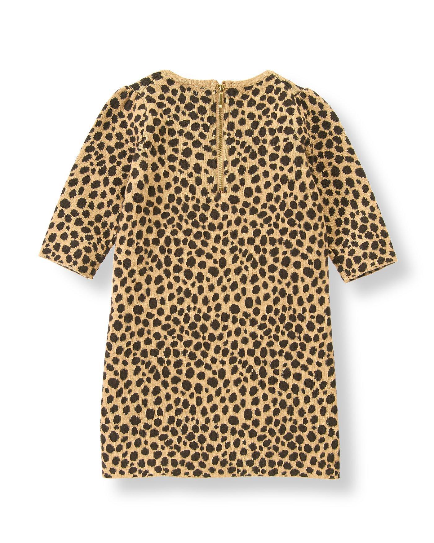 Leopard Print Sweater Dress image number 1