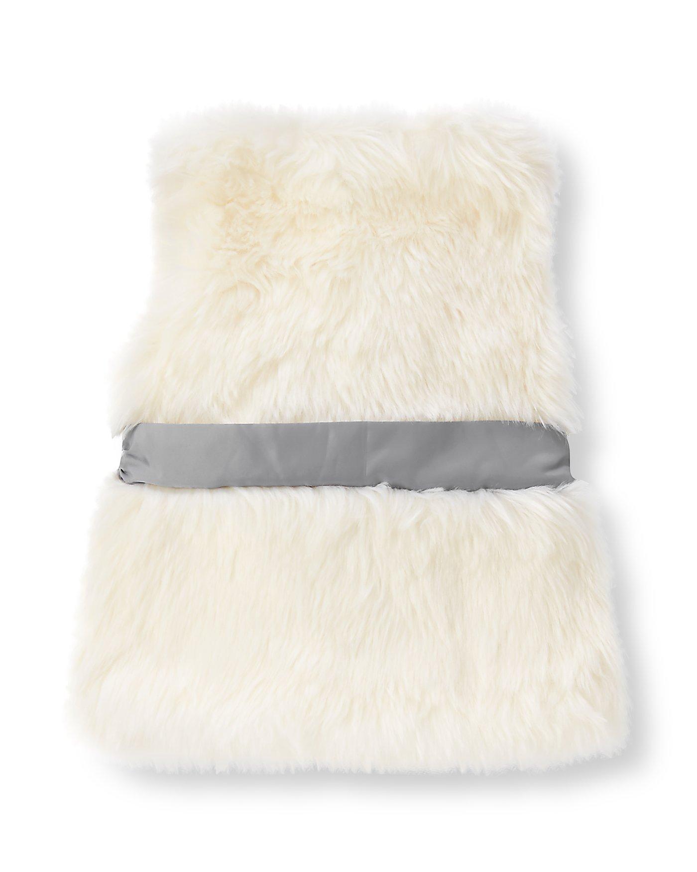 Faux Fur Bow Vest image number 1