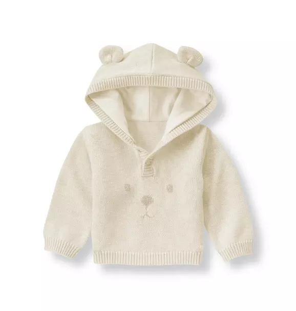 Polar Bear Hooded Sweater image number 0