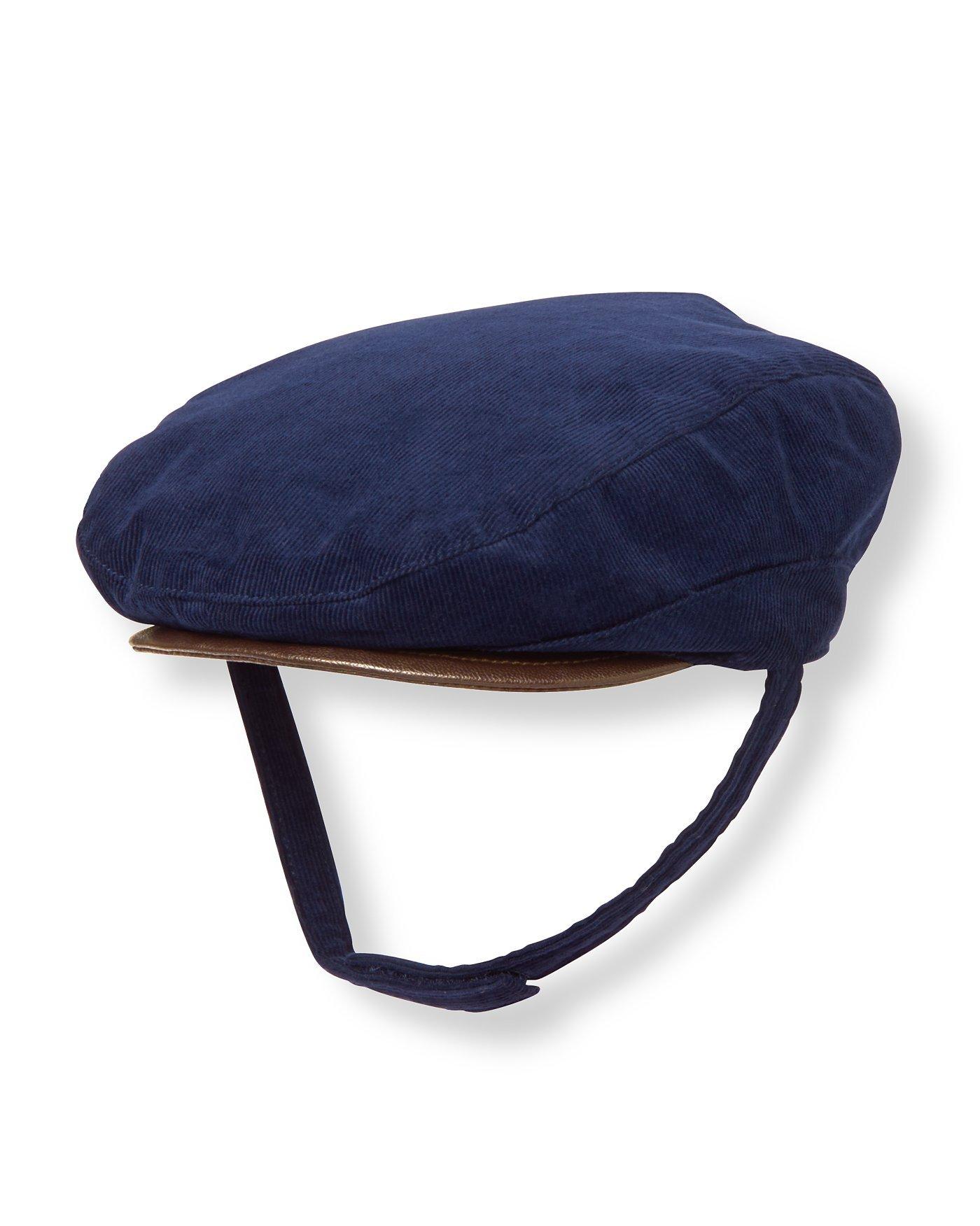 Leather Brim Corduroy Cap image number 0