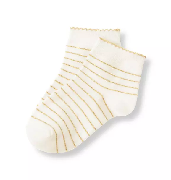 Metallic Stripe Sock image number 0