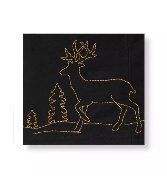 Embroidered Reindeer Tee image number 1