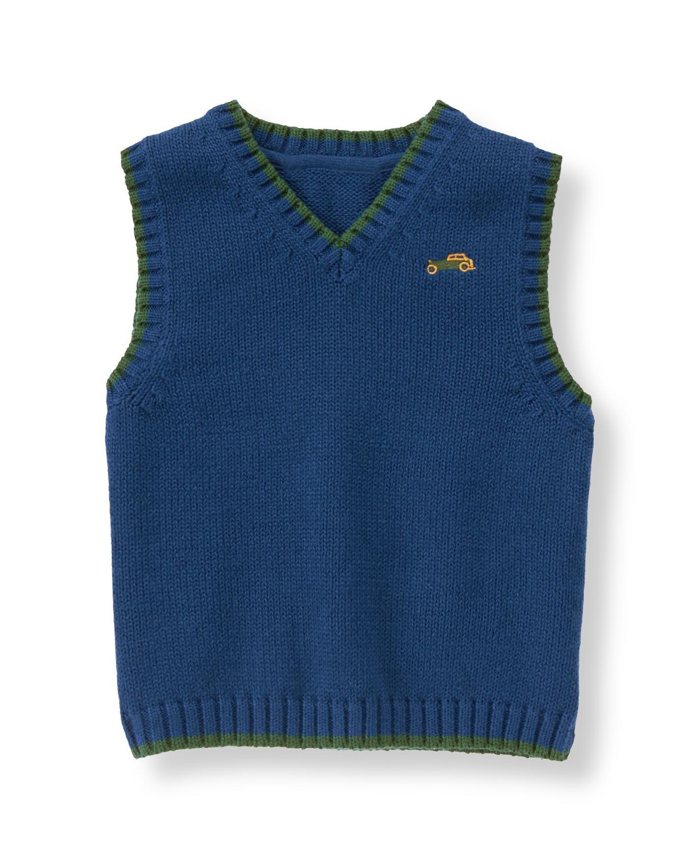 Tipped Sweater Vest image number 0