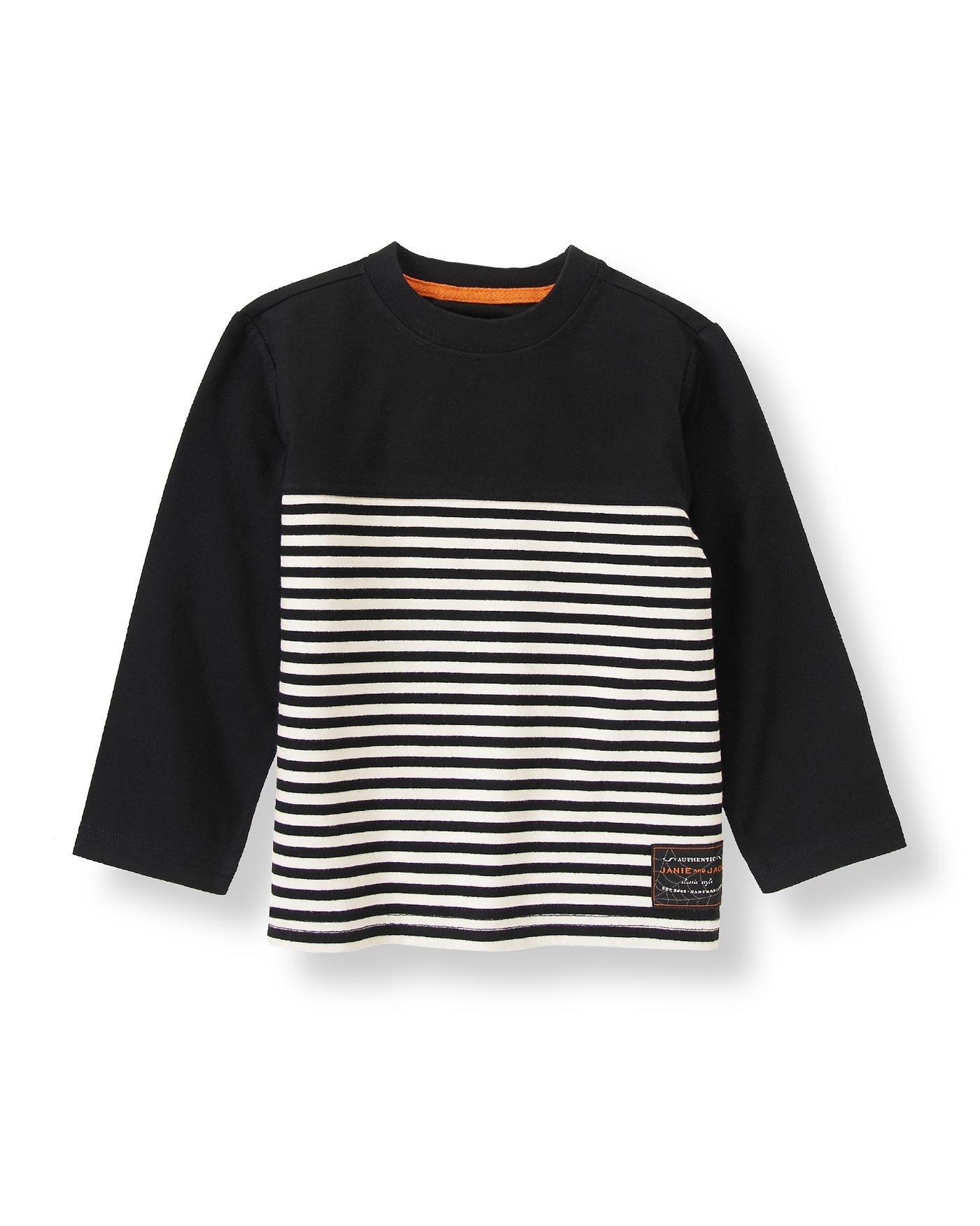 Logo Patch Striped Tee image number 0