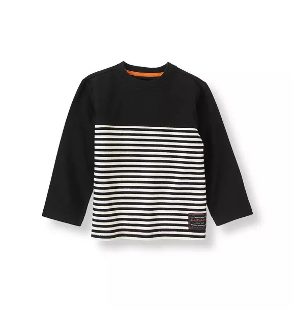 Logo Patch Striped Tee image number 0
