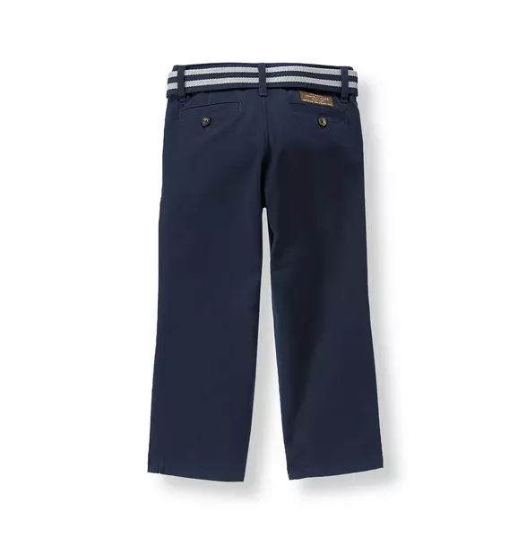 Belted Twill Pant image number 1