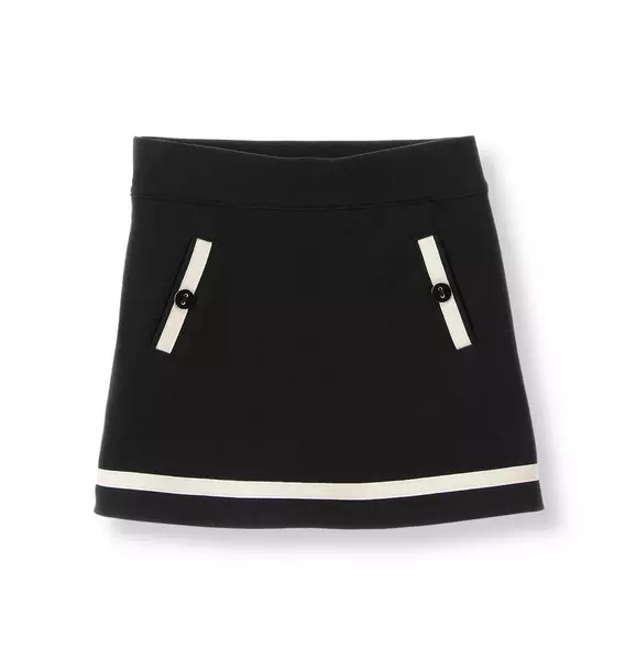 Ribbon Ponte Skirt image number 0