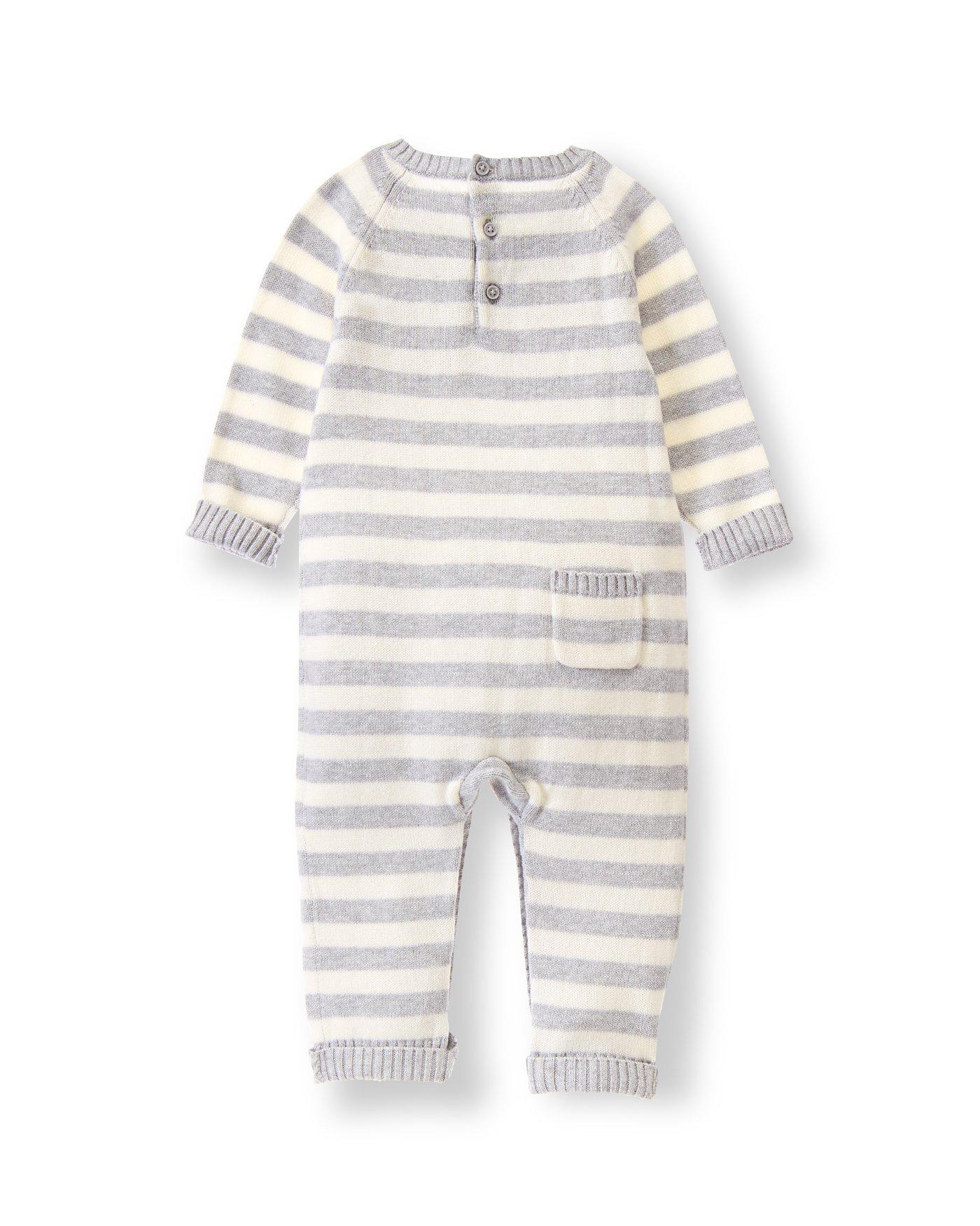 Lamb Striped Sweater One-Piece image number 1