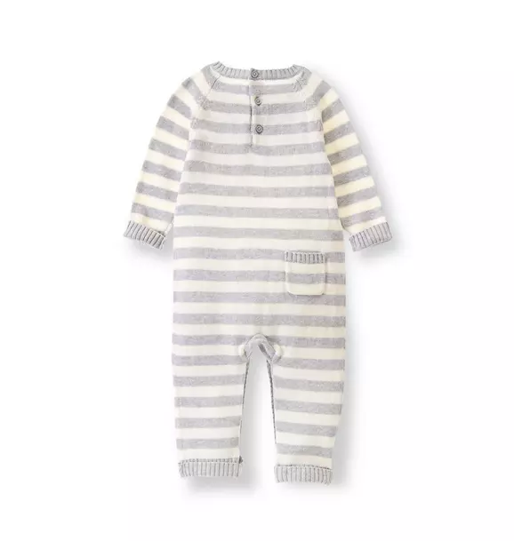 Lamb Striped Sweater One-Piece image number 1