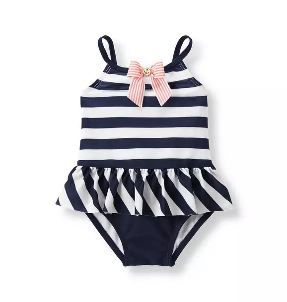 Striped Swimsuit image number 0