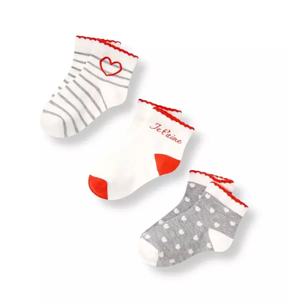 Valentine Sock Three-Pack image number 0