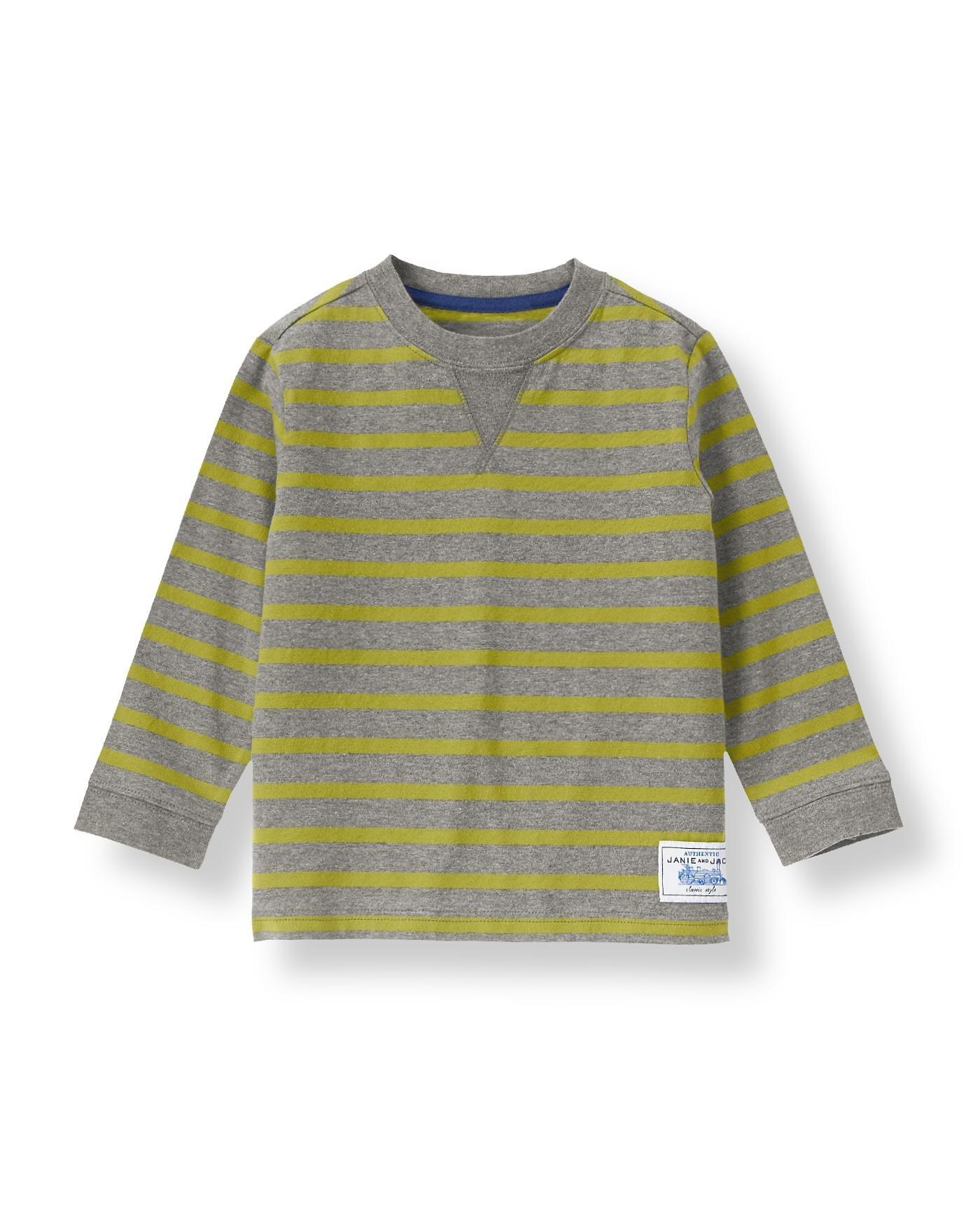 Long Sleeve Striped Tee image number 0