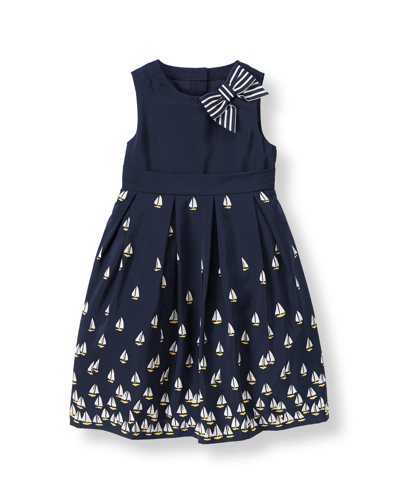 Sailboat Print Dress image number 0