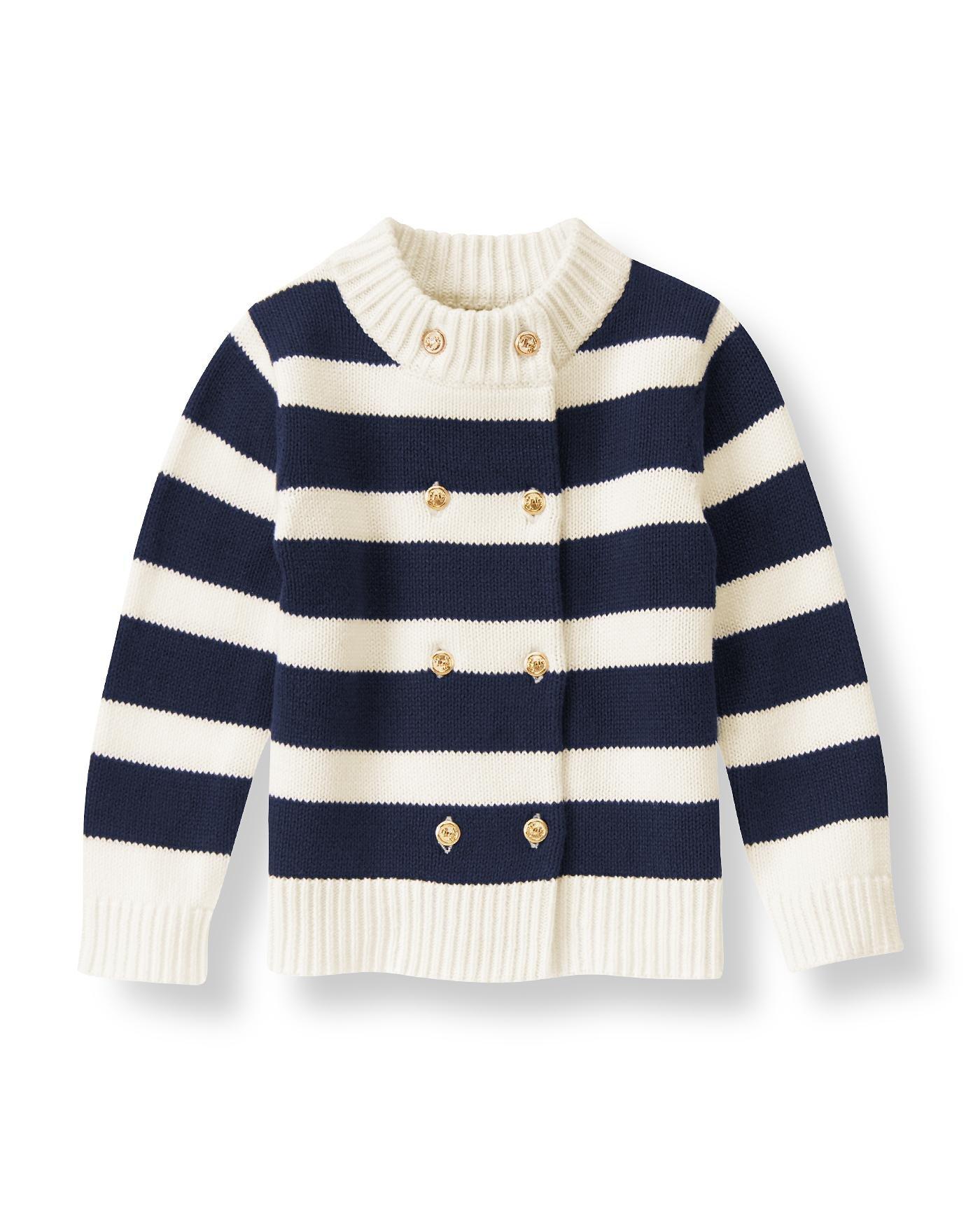 Double Button Striped Cardigan image number 0