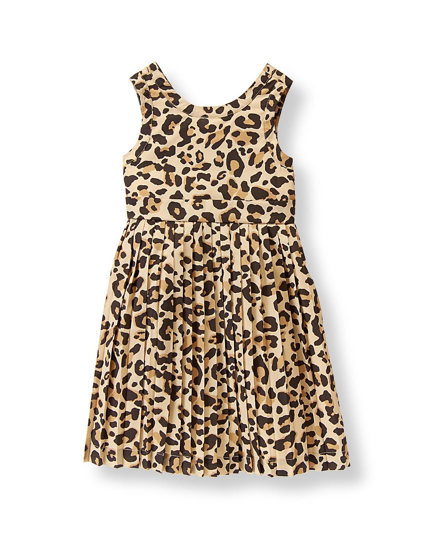 Girls cheetah hot sale print dress