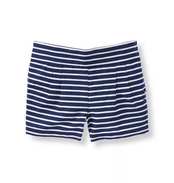 Striped Twill Short image number 0