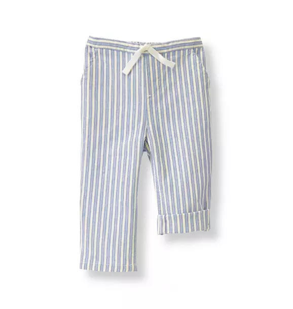 Striped Linen Blend Pant image number 0