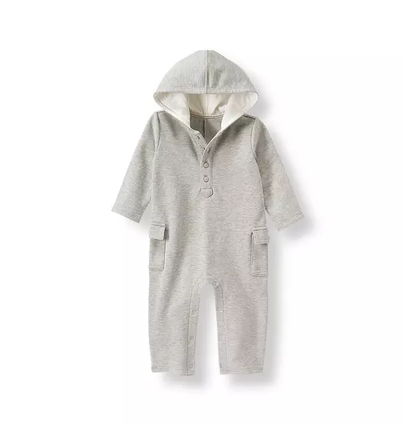 Hooded Henley One-Piece image number 0