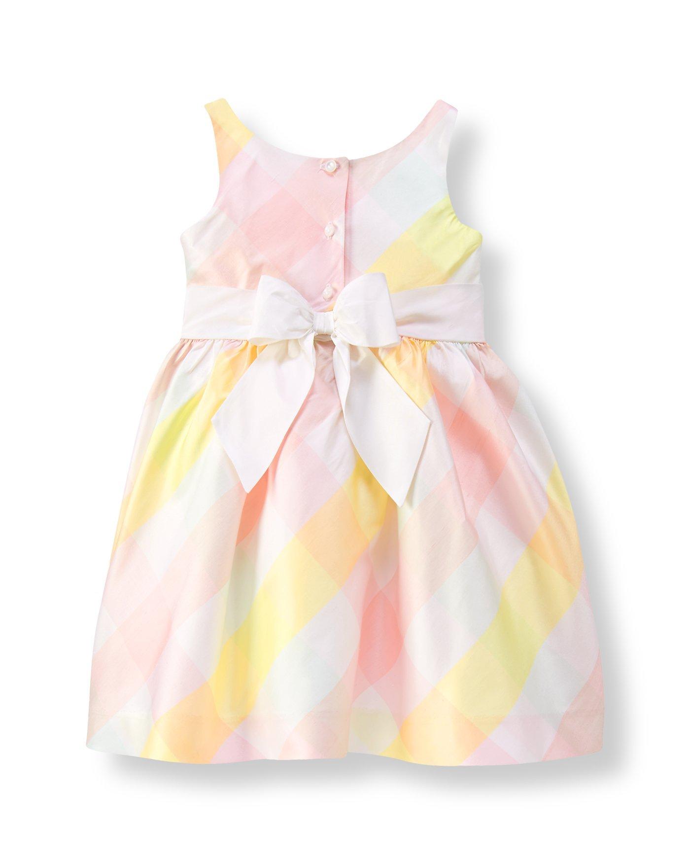 Plaid Silk Dress image number 1