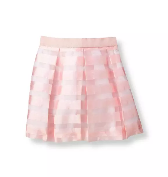Striped Organza Skirt image number 0