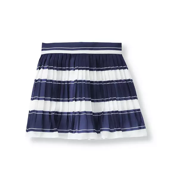 Striped Pleated Skirt image number 0