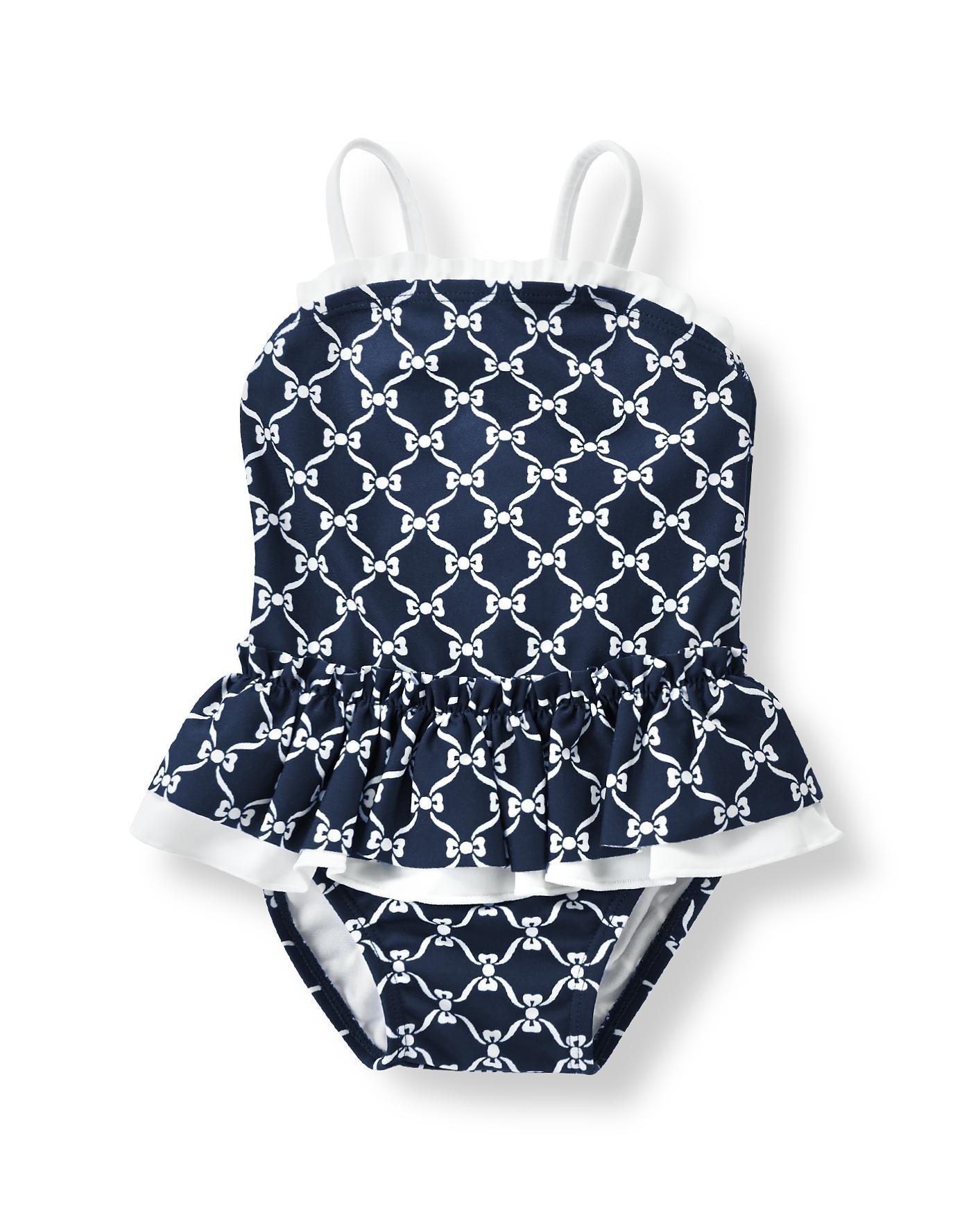 Bow Print Swimsuit image number 0