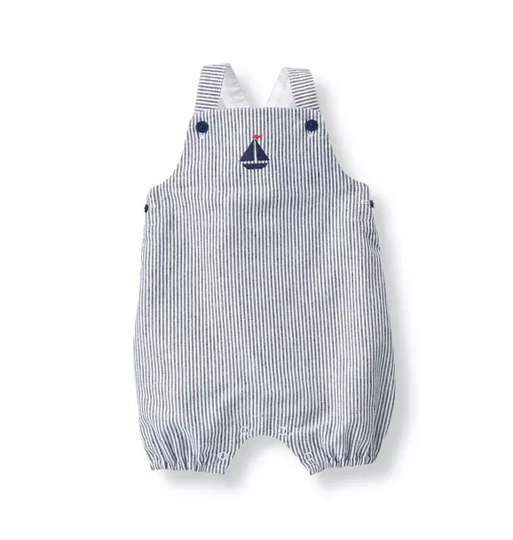 Sailboat Striped Shortall image number 0