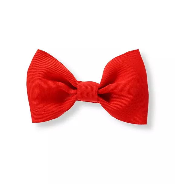 Red Bow Barrette image number 0
