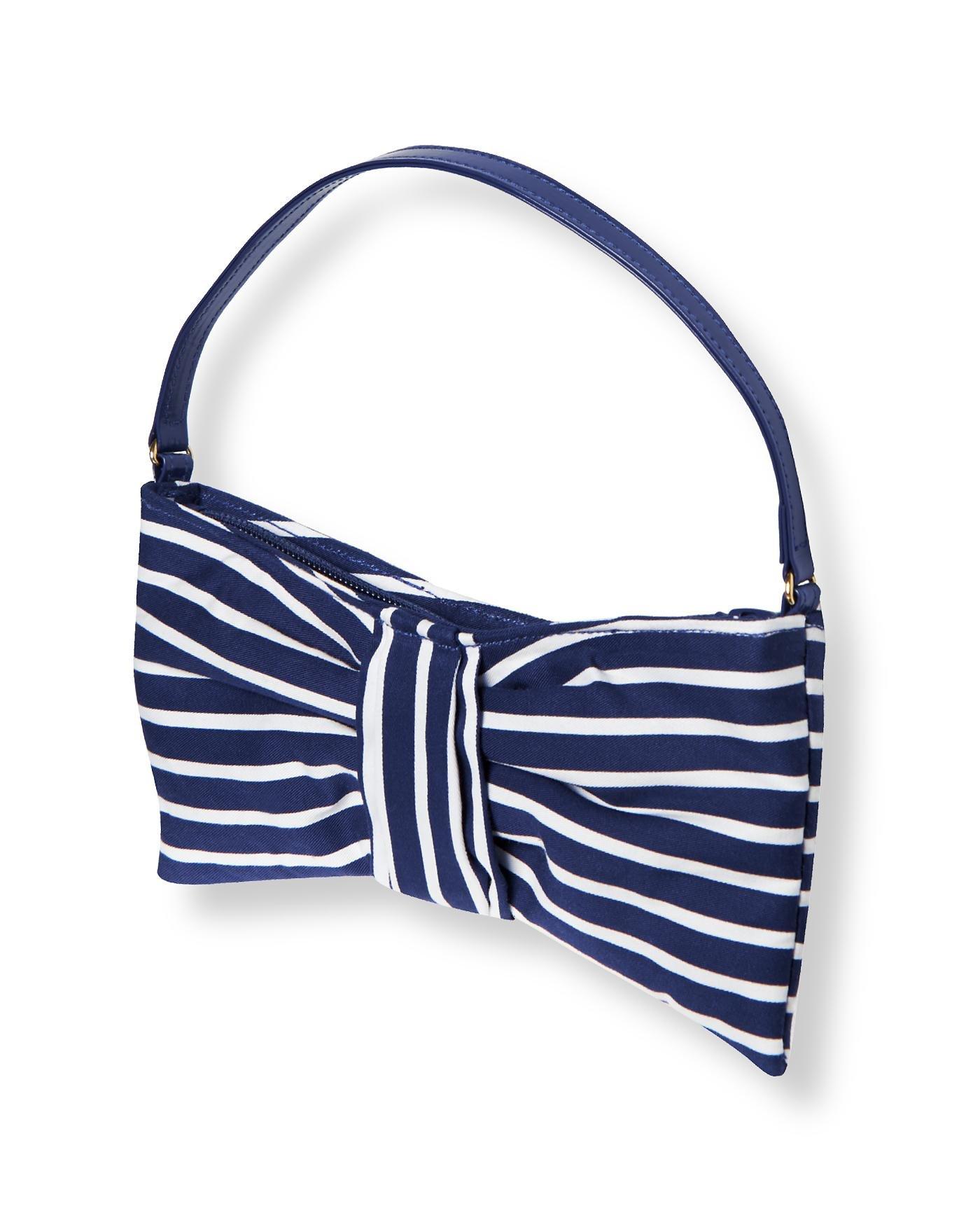 Striped Bow Purse image number 0