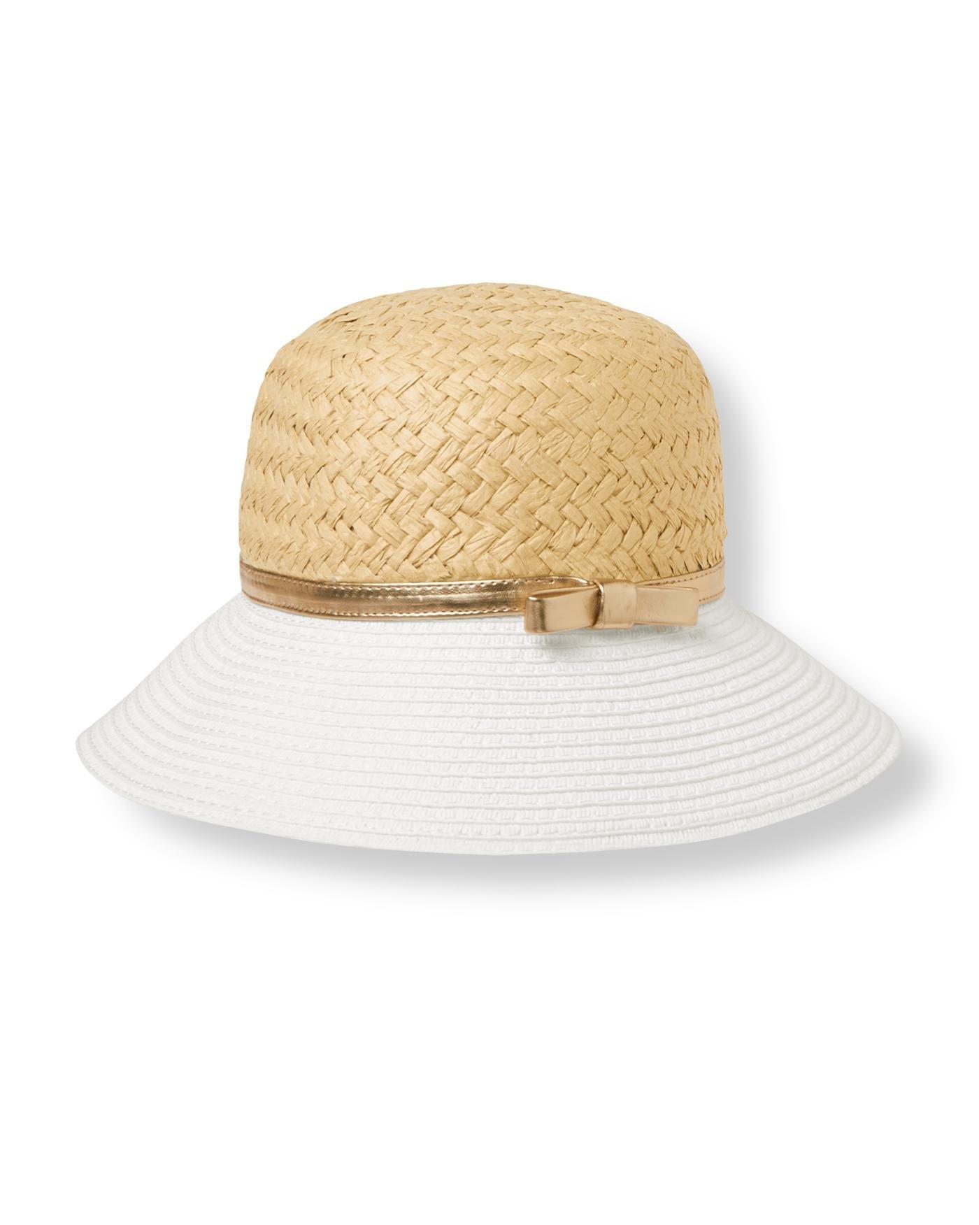 Colorblock Straw Sunhat image number 0