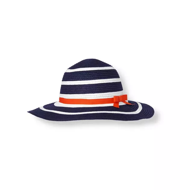 Striped Straw Hat image number 0