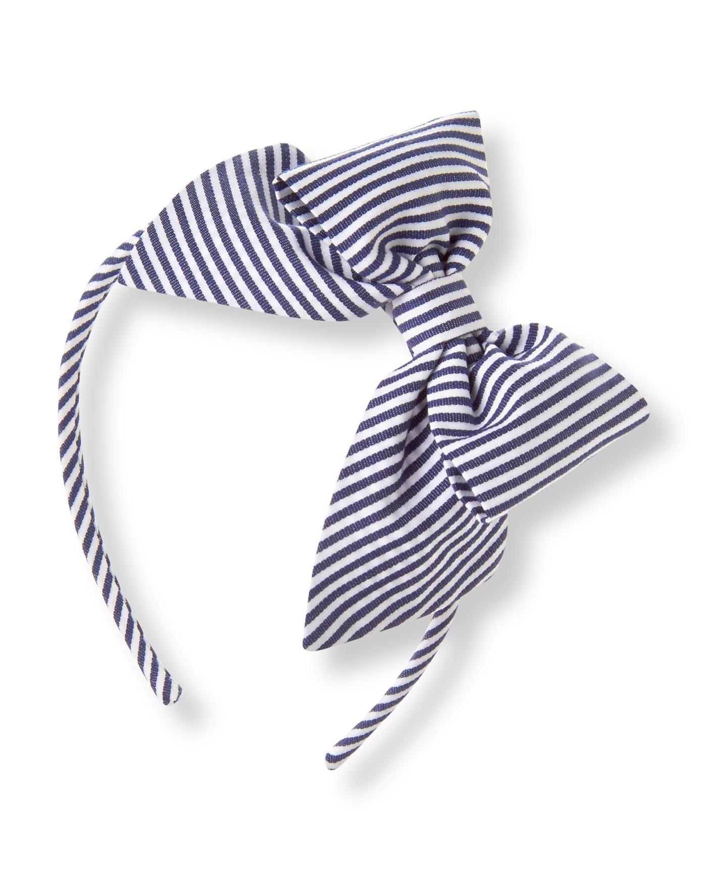 Striped Bow Heaband image number 0