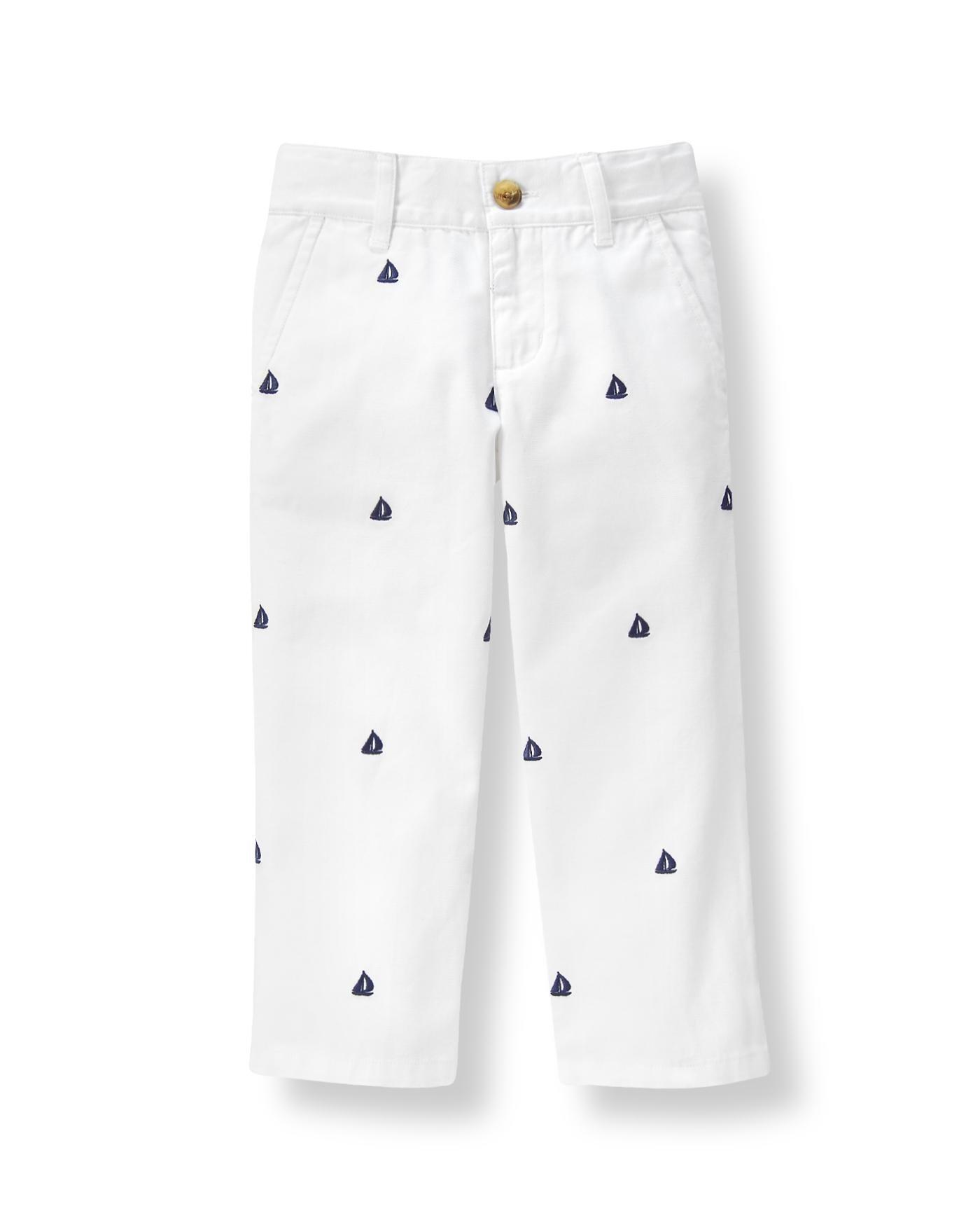 Embroidered Sailboat Pant image number 0