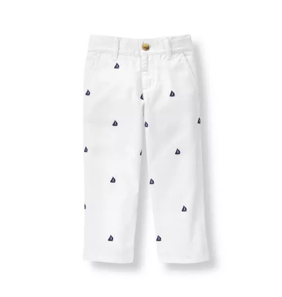 Embroidered Sailboat Pant image number 0