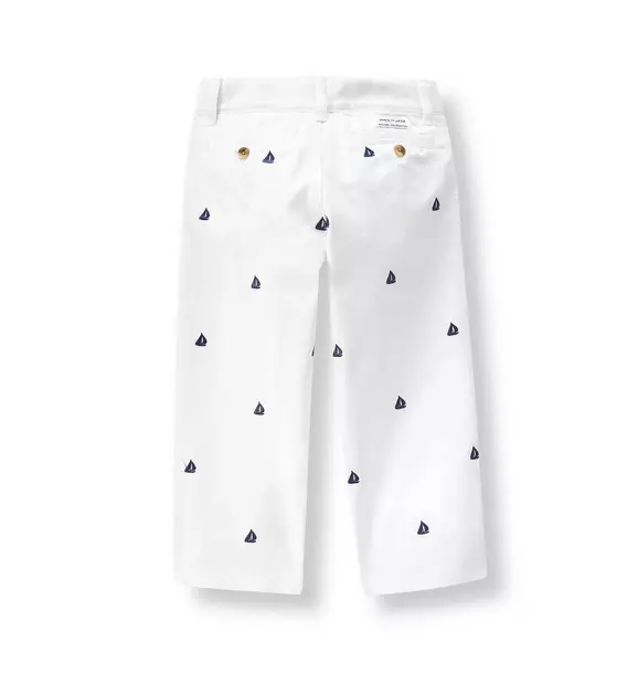 Embroidered Sailboat Pant image number 1
