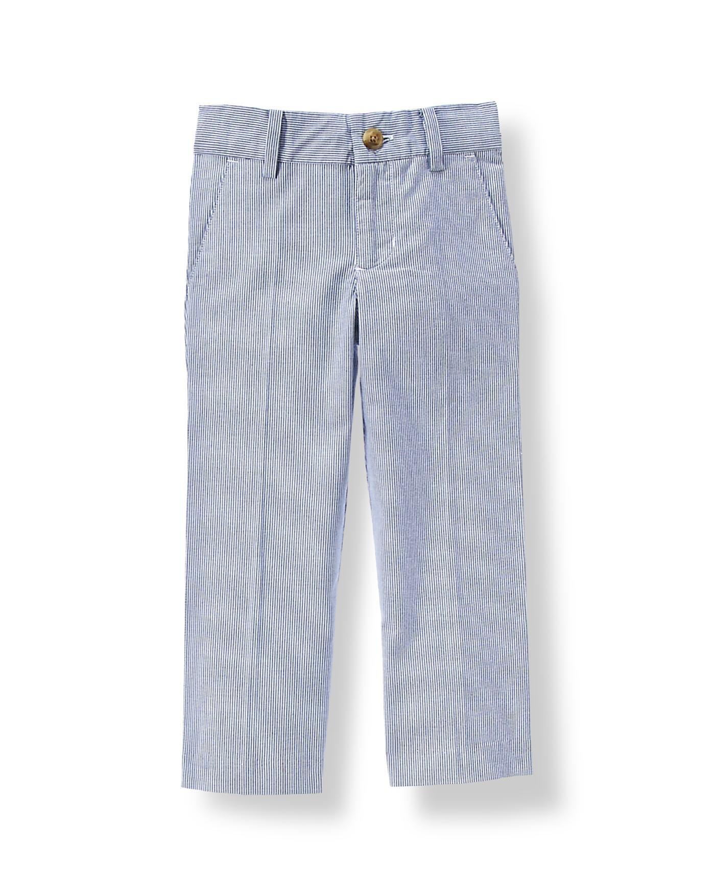 Boy Navy Stripe Striped Suit Trouser by Janie and Jack