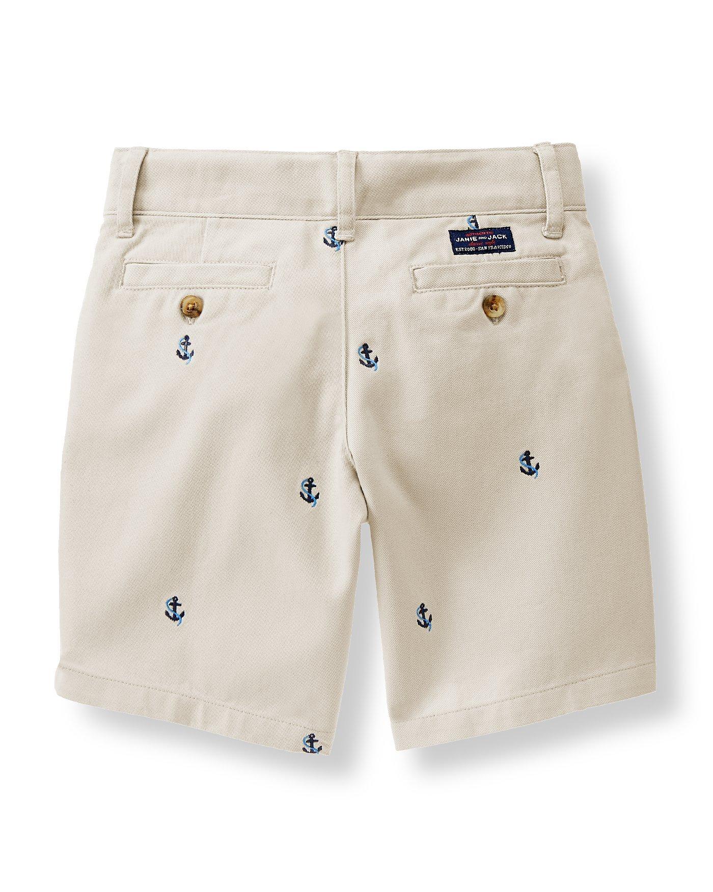 Embroidered Anchor Short image number 1