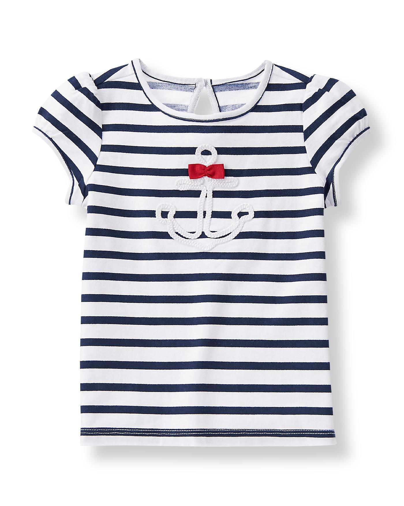 Anchor Striped Tee image number 0