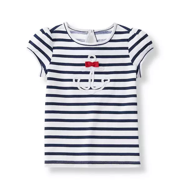 Anchor Striped Tee image number 0