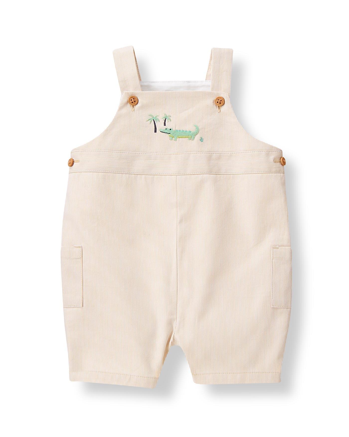 Alligator Pinstriped Shortall image number 0