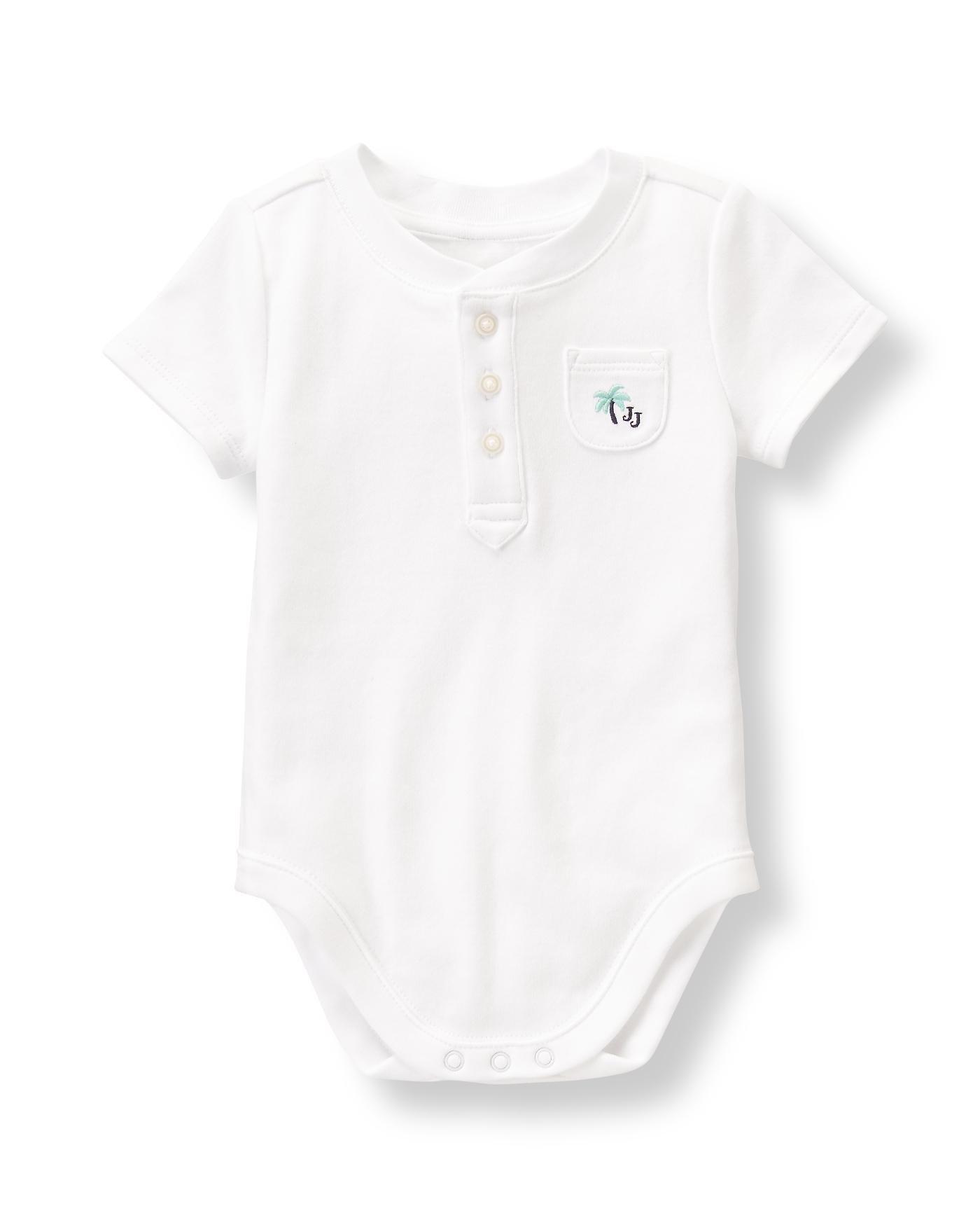 Palm Tree Henley Bodysuit image number 0