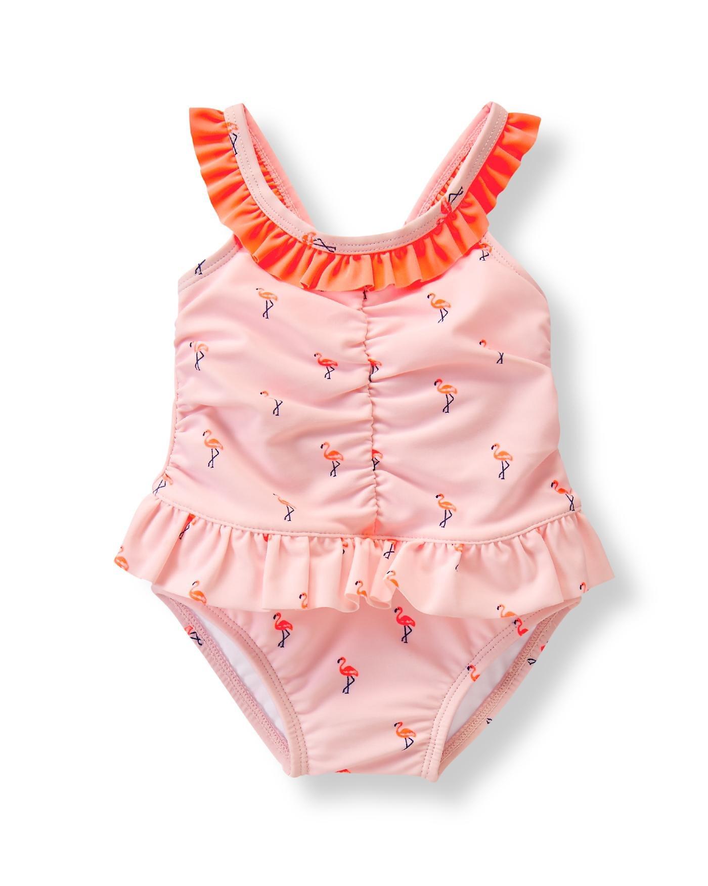 Flamingo Print Swimsuit image number 0