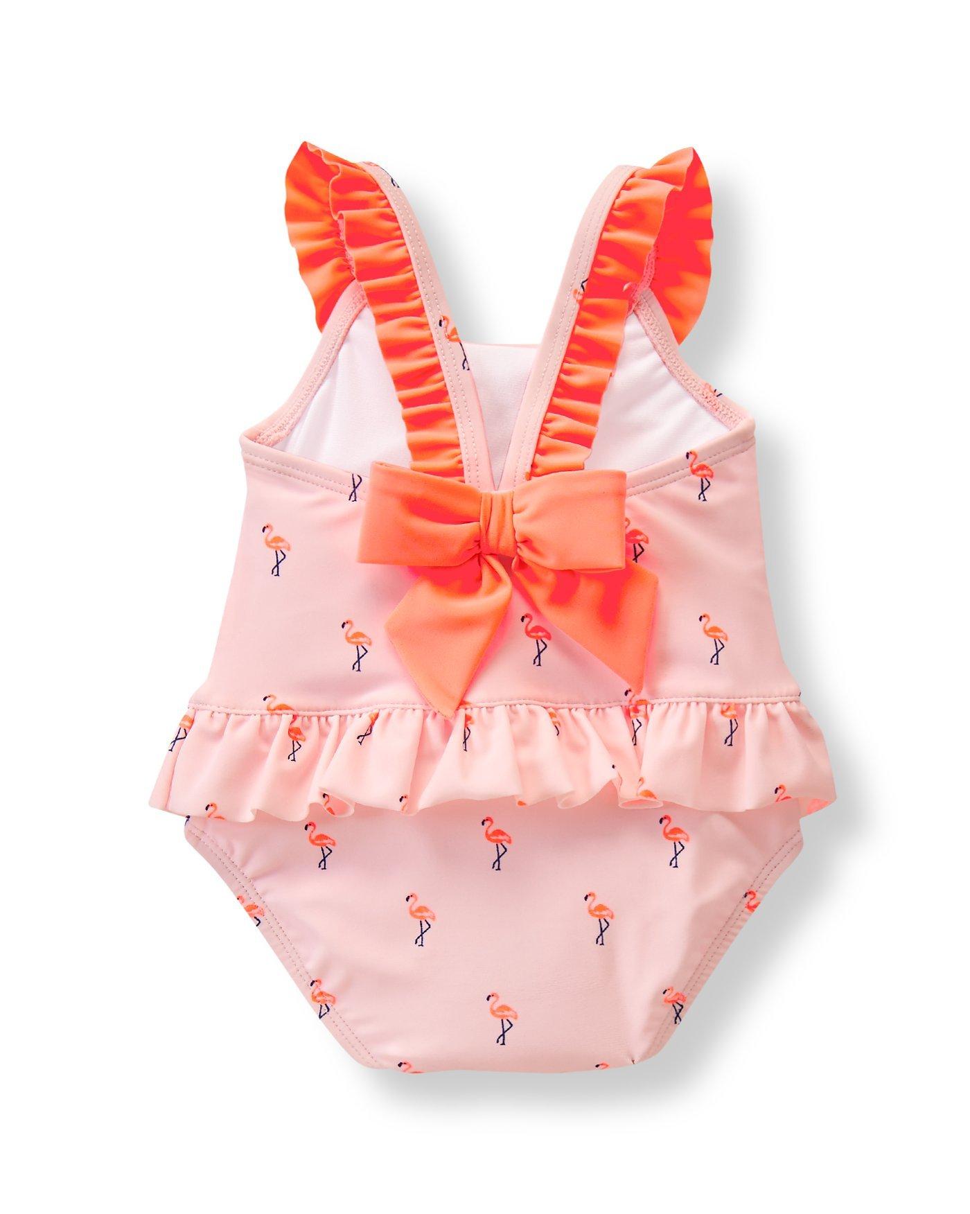 Flamingo Print Swimsuit image number 1