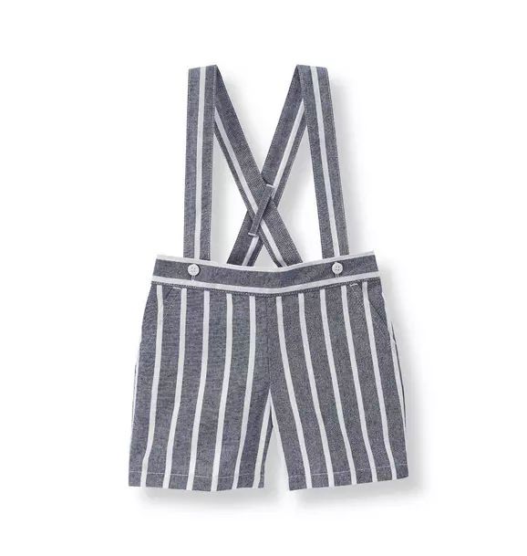 Striped Suspender Short image number 0