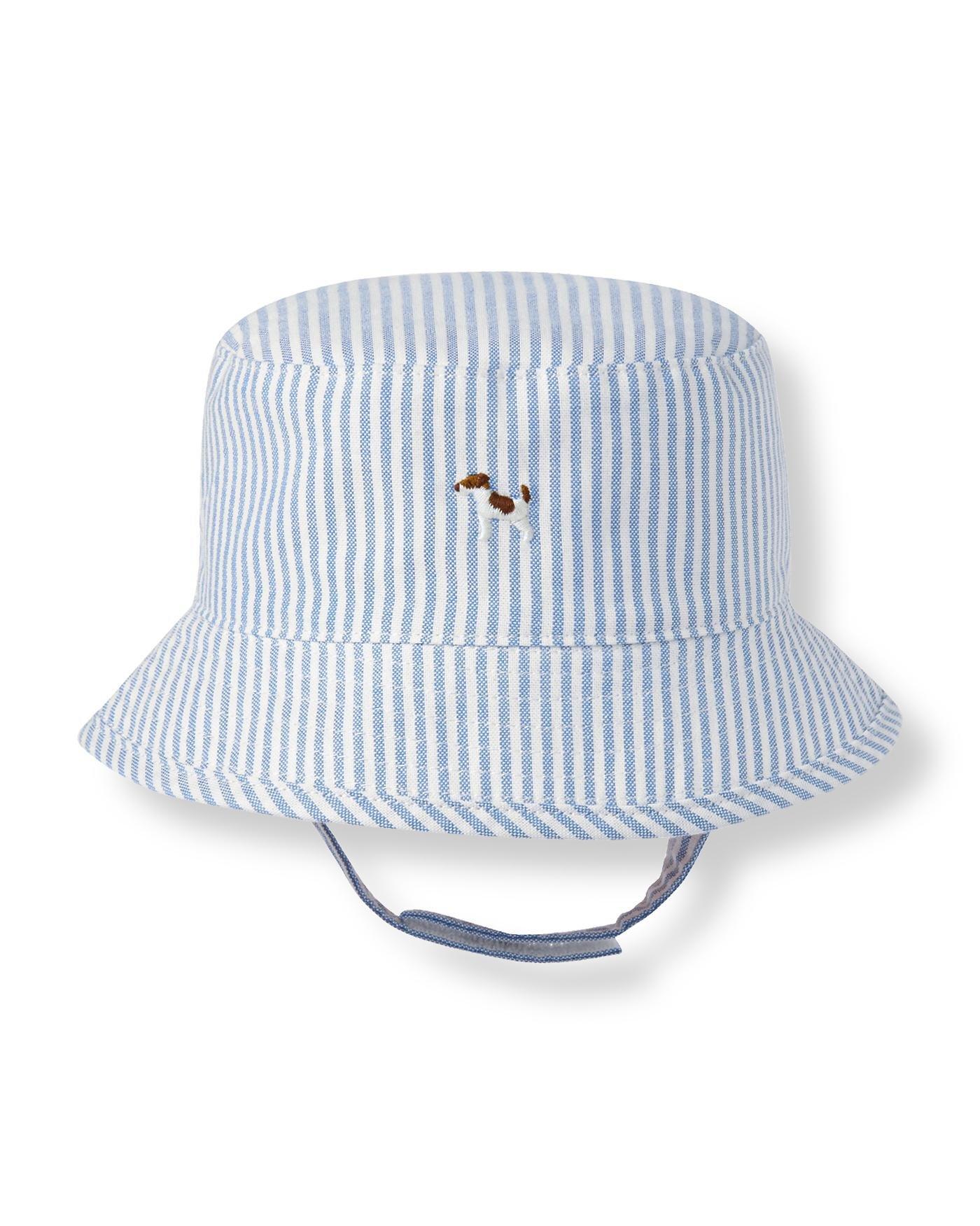 Puppy Striped Bucket Hat image number 0