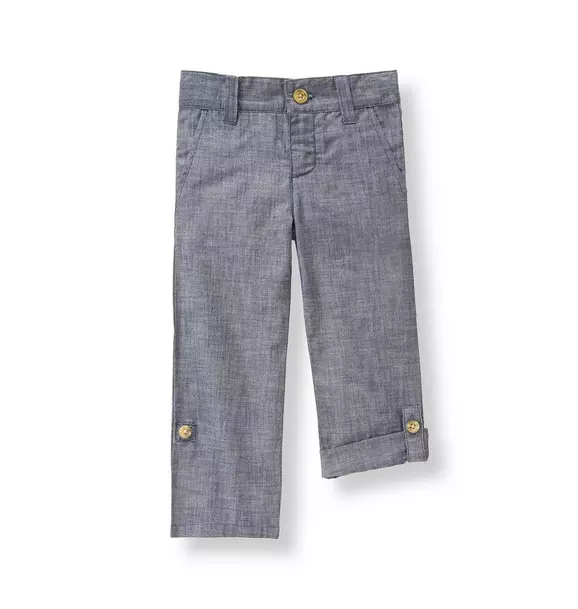 Chambray Roll Cuff Pant image number 0