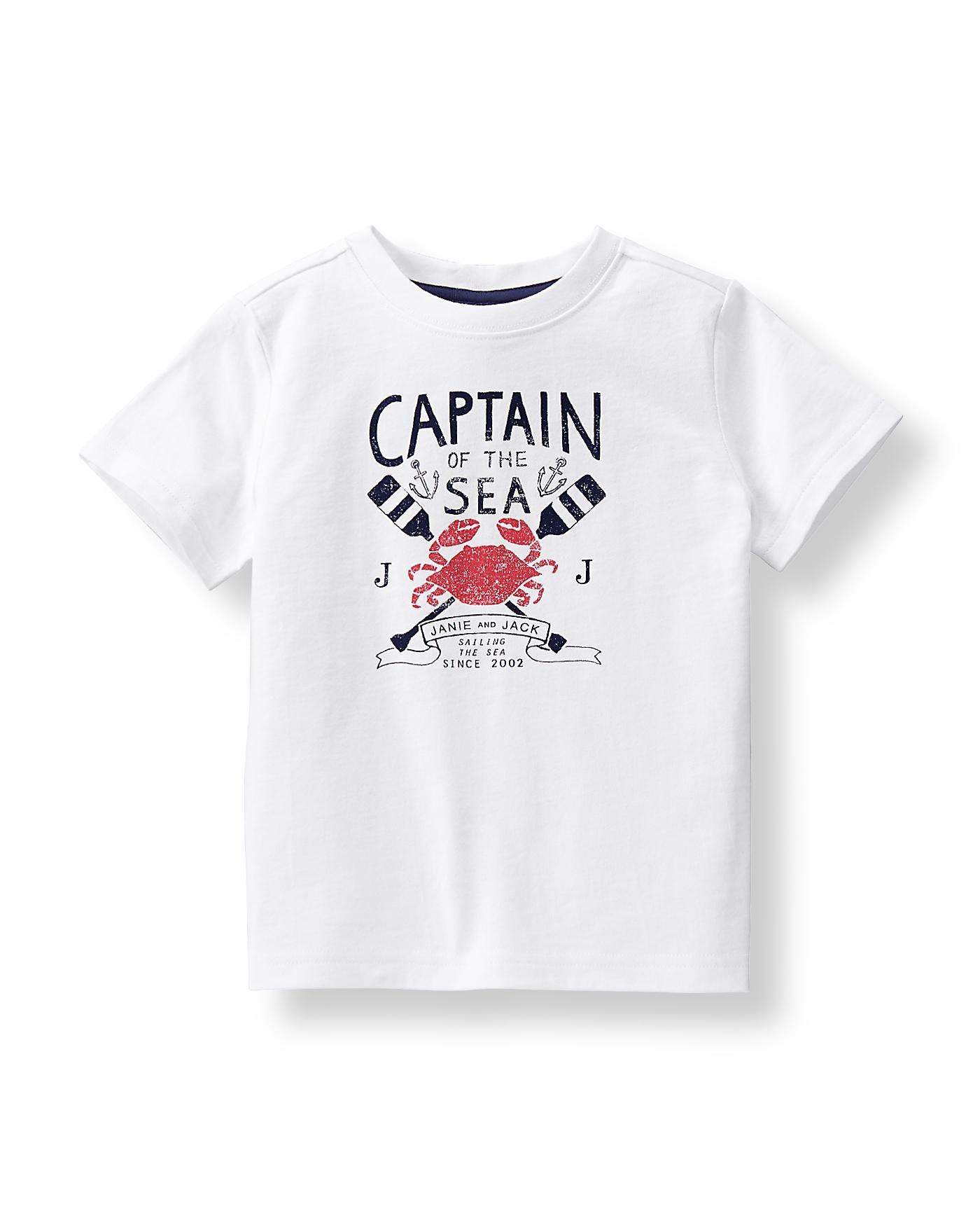 Captain of the Sea Crab Tee image number 0