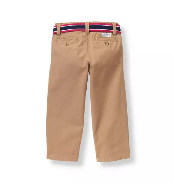Belted Twill Pant image number 1